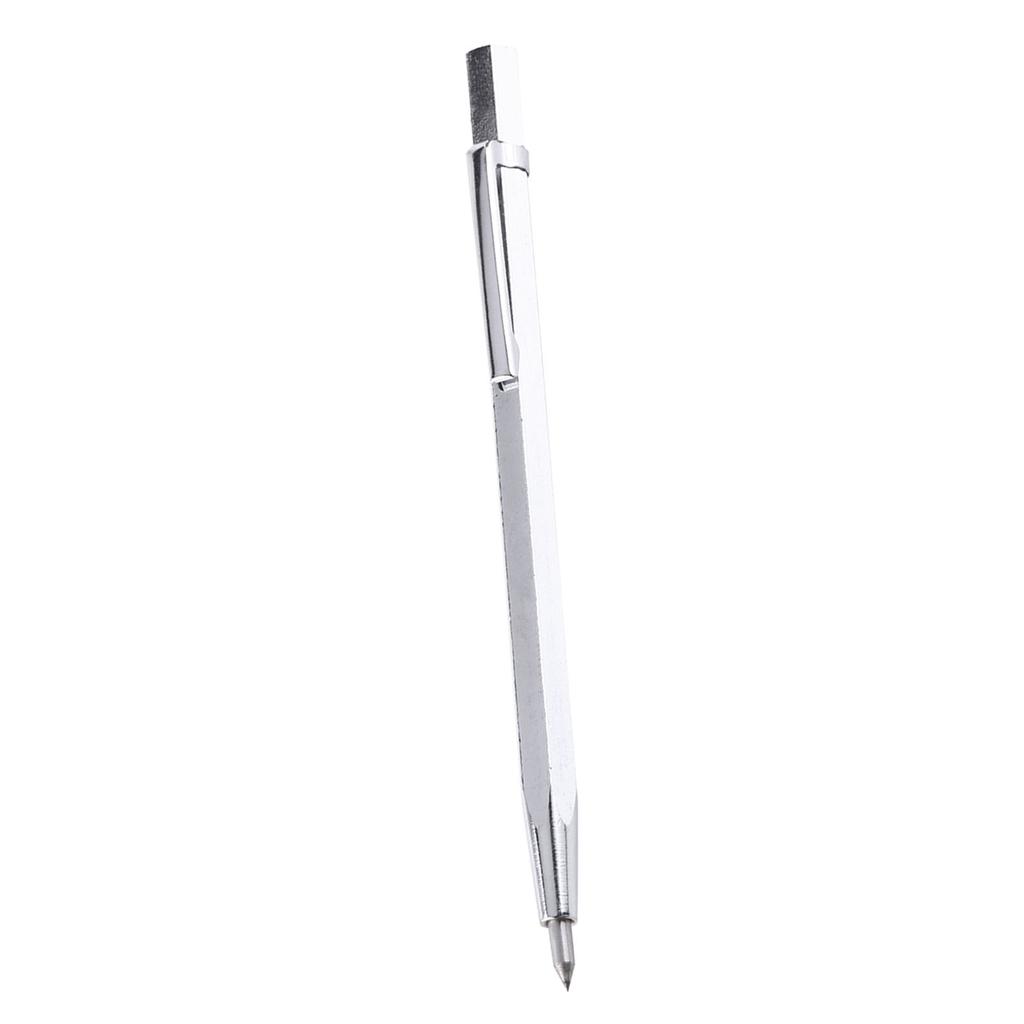 Tragbares Anreißwerkzeug Gravurstift Werkzeug Glas Keramik Gravierer Anreißwerkzeug (Silber)