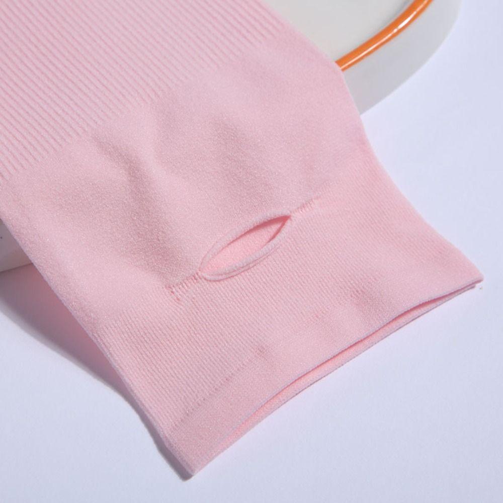 Ice Silk Fingerless Sleeve Sun Protective Summer Arm Sleeve Cute Children Ice Sleeve  Summer
