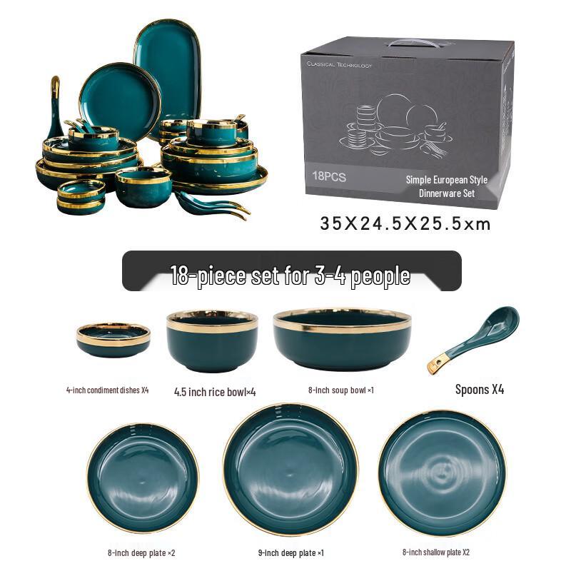 Nordic Style Ceramic Dinnerware Set