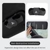 Universal Car Sunglasses Storage Box Sun Visor Glasses Case For Mitsubishi Outlander Lancer Eclipse Mirage Xpander Attrage