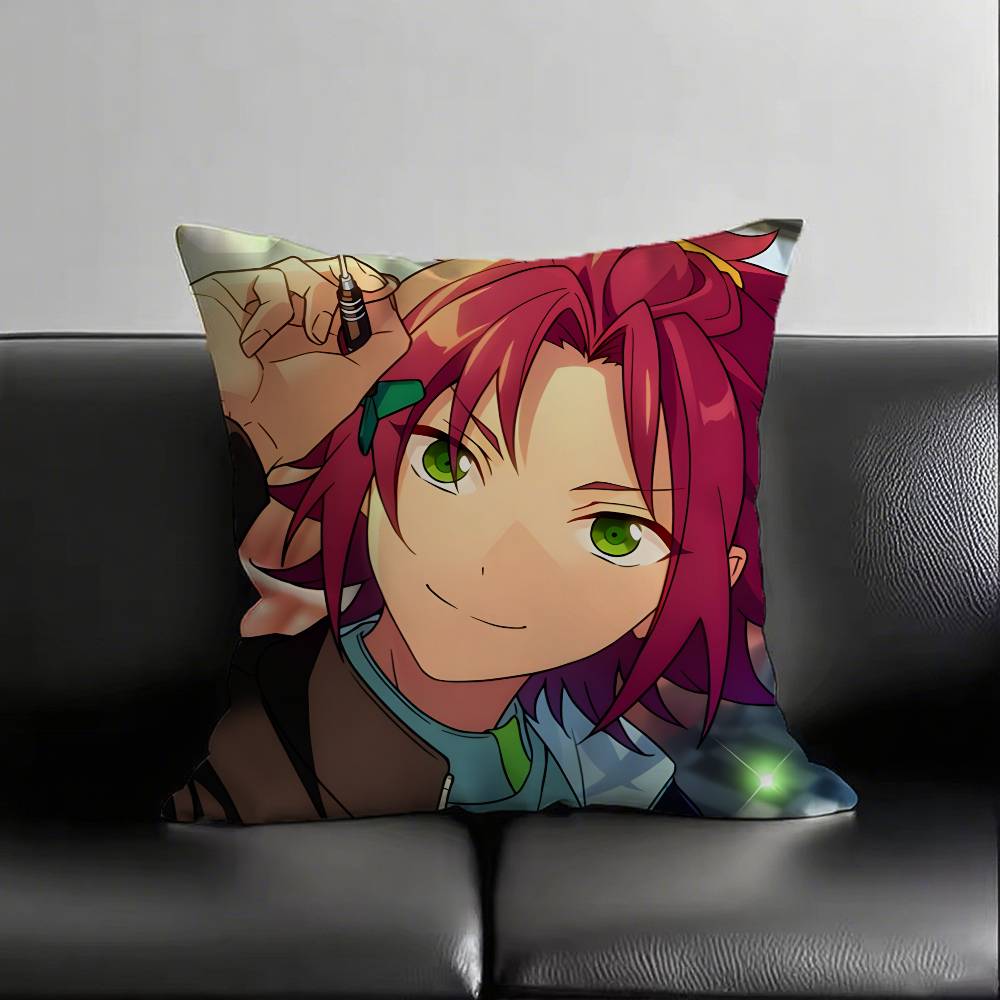 1pc Mao Isara Pillow Case Fashion Square Pillowcase Bedroom Sofa Room Ins Decoration Leisure