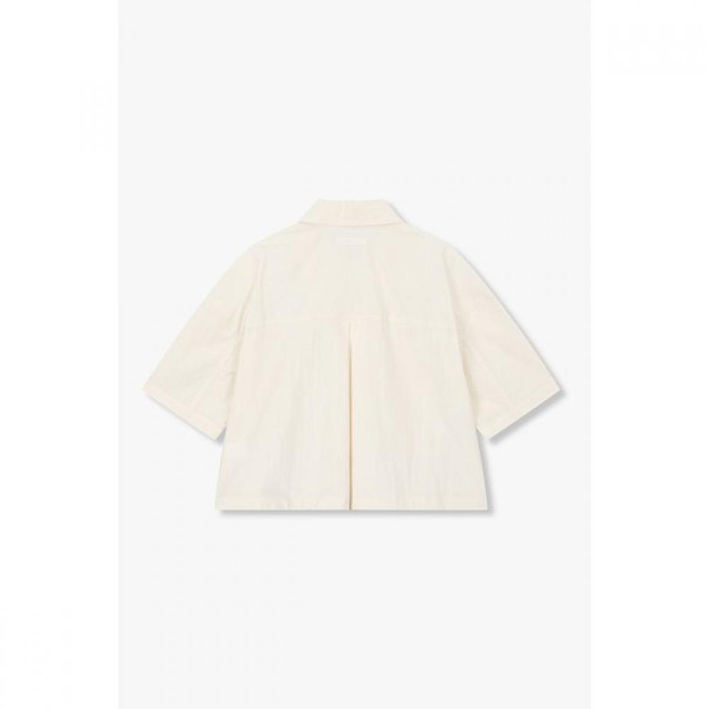 STUDIO TOMBOY Back Pleats Short Sleeve Shirt  9176221985 