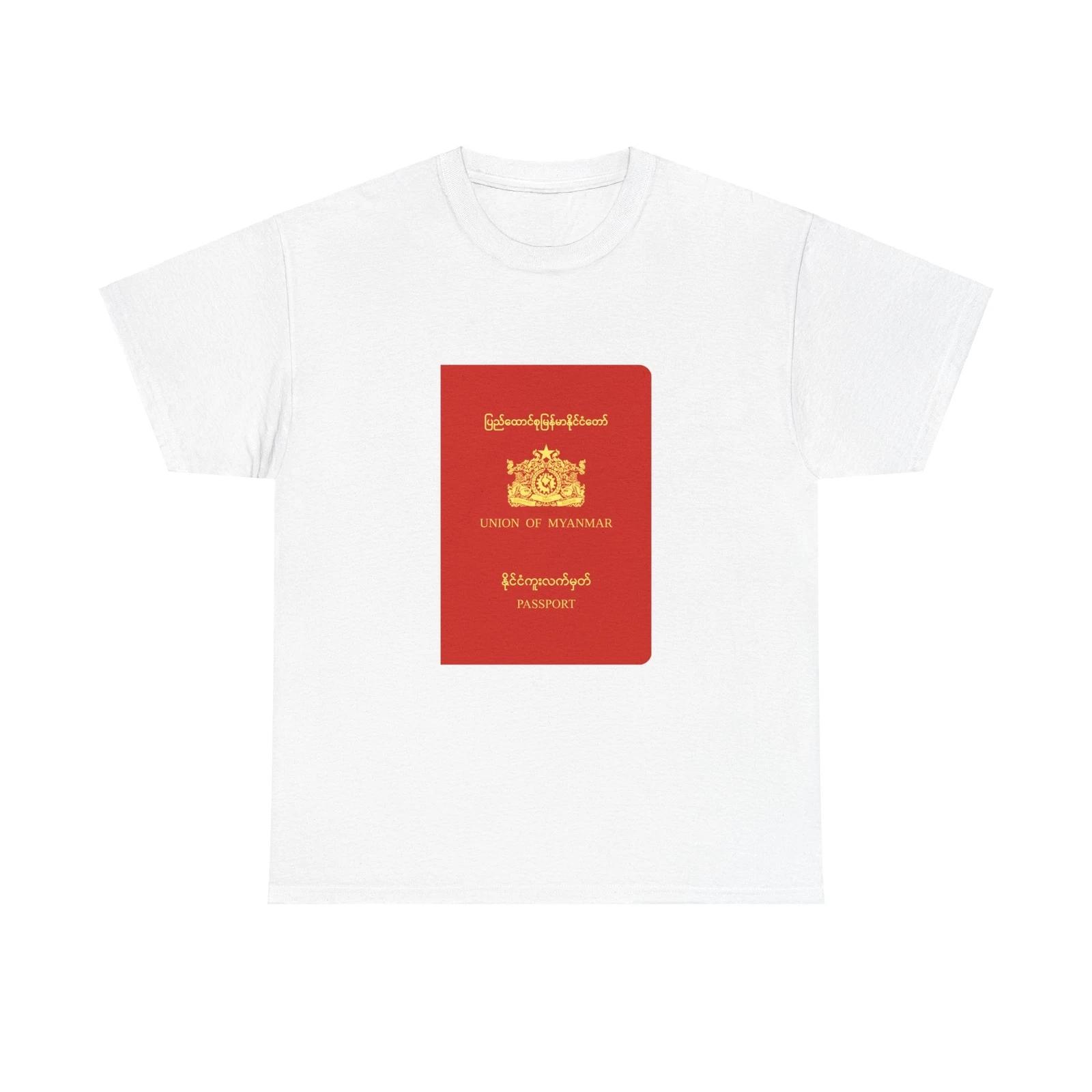 Myanmar Passport (1988-2010) - T-Shirt XXL