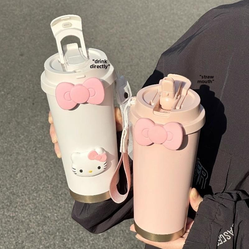 Insulated Travel Mug With Large Capacity And Straw For Office And Outdoors