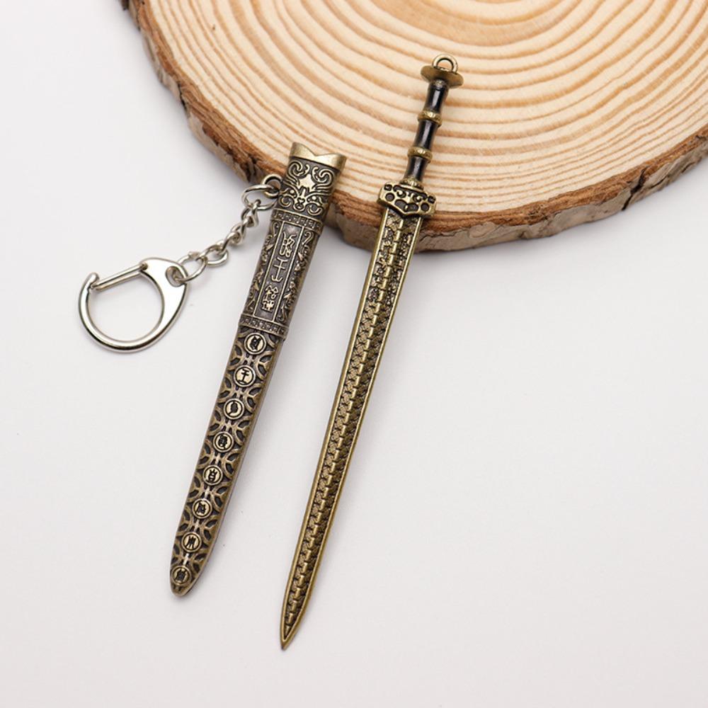 Ancient Weapon Key Chain 12cm Scabbard Key Ring Mini Sword KeyChain  Gift