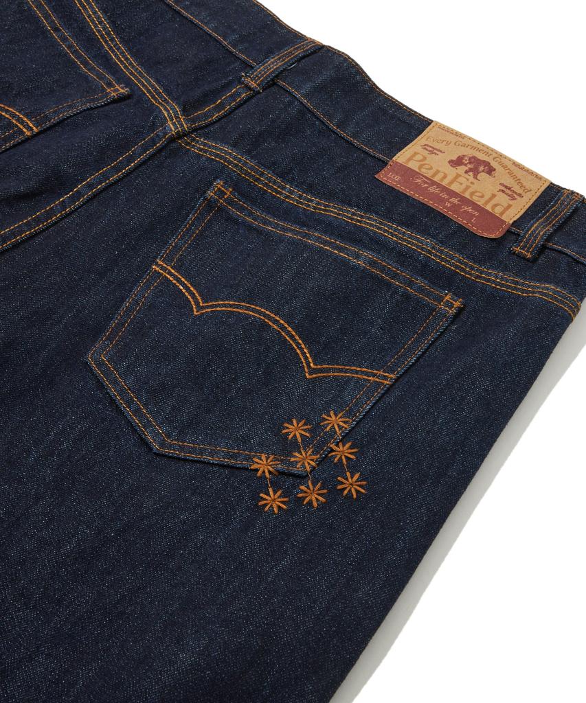 PENFIELD 1975 One Washed Barrel Denim Pants Indigo_Fs1Wp07U