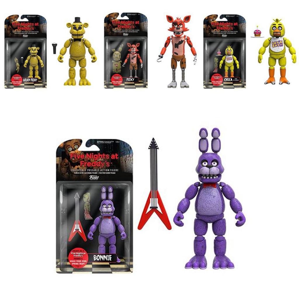 Fnaf Five Nights At Freddy's Action Figure Articulated Golden Freddy For Kids