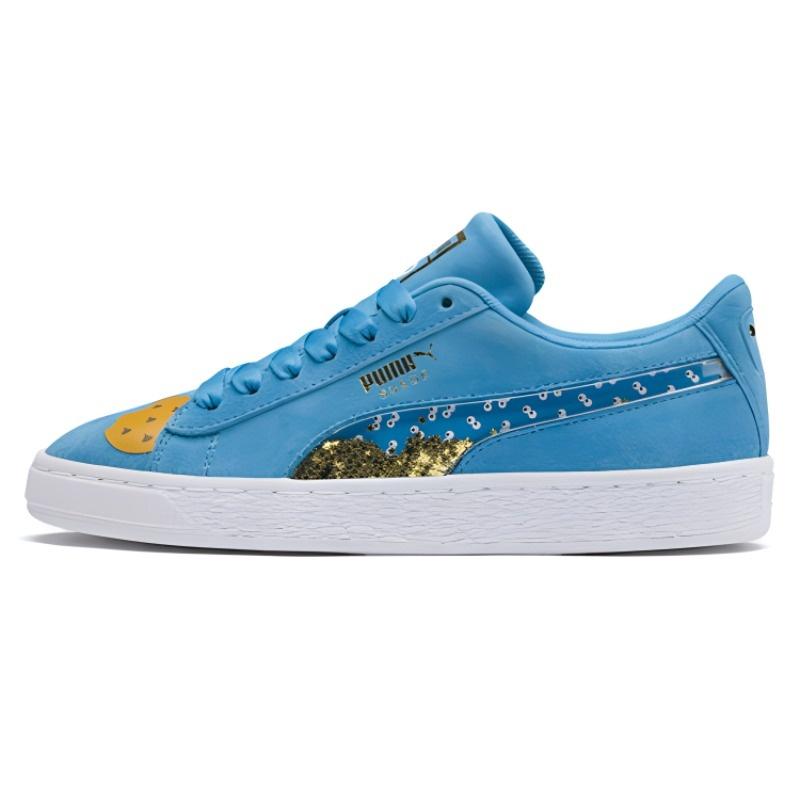 PUMA x SESAME Street 50 Suede Statement JR Kids 370381-01 EU 35.5