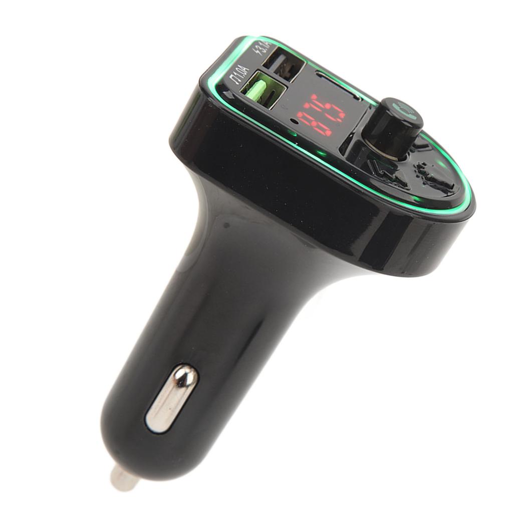 Bluetooth Transmitter for Car Wireless Cigarette Lighter Hands Free Calling Car Radio Music Adapter USB Charger with
