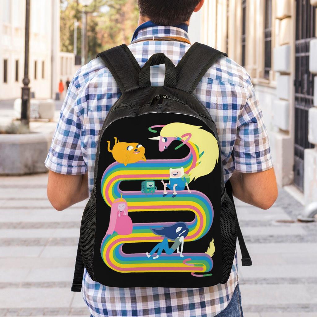 Adventures Anime Times Backpacks for Men Women Waterproof School College Fantasy Animation Bag Printing Bookbag