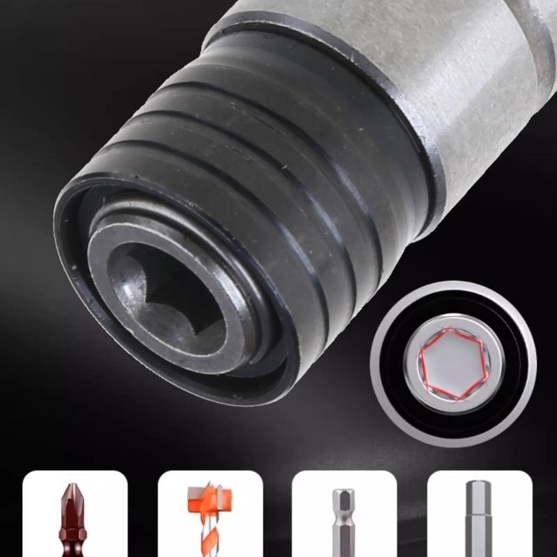 652F Electric Brushless Impact Wrench Shafts Accessory Hexagon Female Socket Adapter Power Drill Tool Accessories