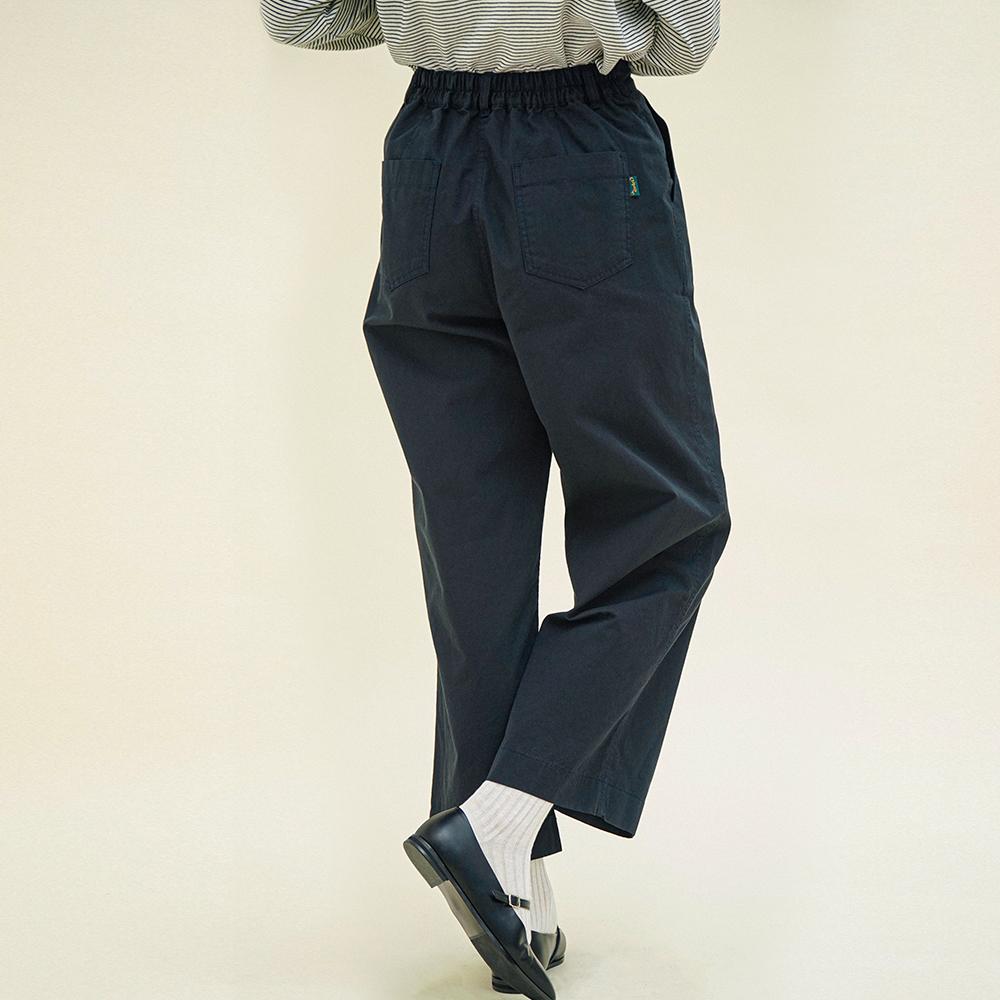 CHIQUITA [Spring 25] Chino Wide Pants Navy 251505Snv