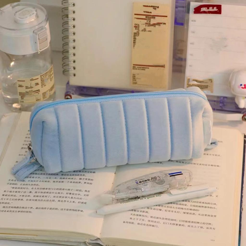 Cloud Bread Pencil Case Simple Yet Stylish Suitable for Women Without Collision Large Capacity Stationery Box