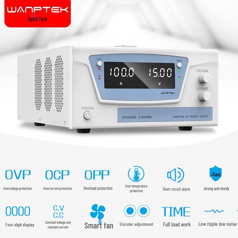 GuCe KPS15100D Adjustable 15V/100A High Current Programmable DC Power Supply