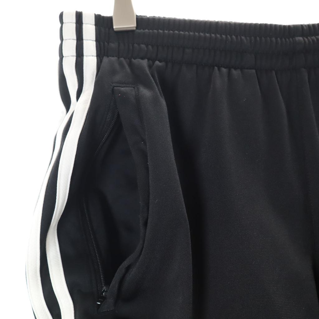 adidas Track jacket Setup M black Jersey with tricot lining and 3 stripes Men's Used