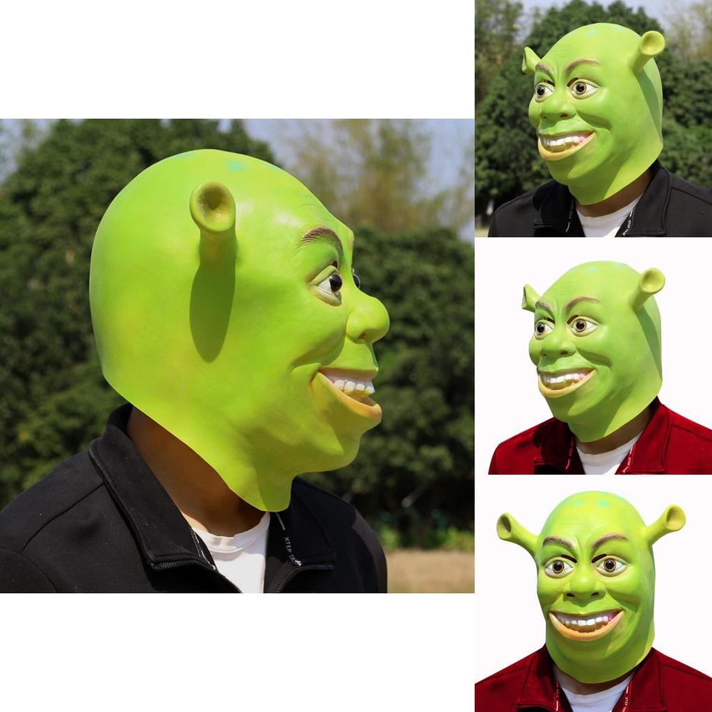 Maschera Shrek Costume Maschera Accessori Costume Cosplay Necessità di Halloween Quotidiano