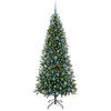Artificial Christmas Tree with 300 LEDs Green 180 Cm PE and PVC