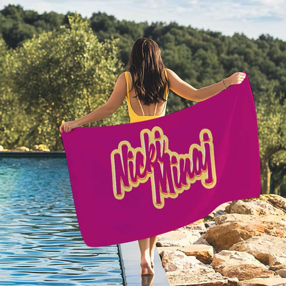 Singer Nicki Minaj flag Towel Quick Drying Beach Towels Are Suitable For Swimming Pools Camping Yoga And The Gym