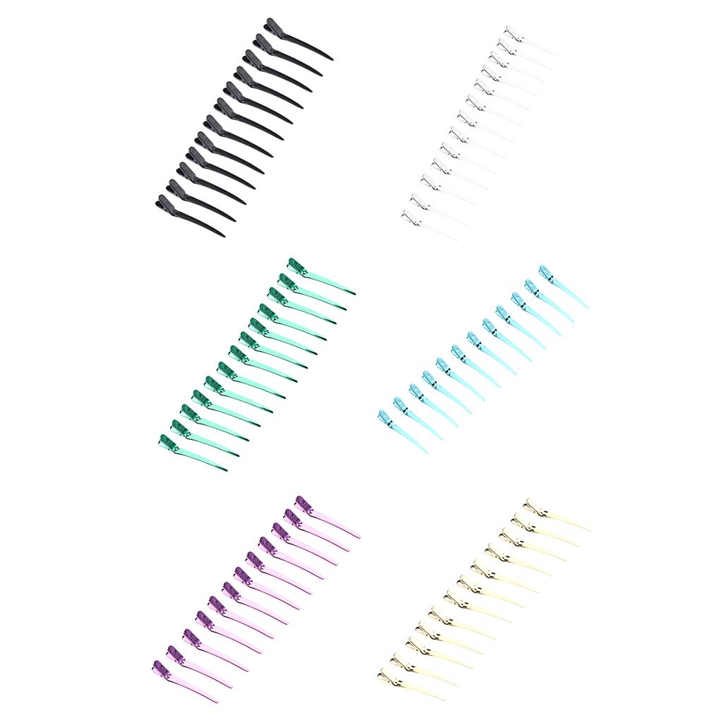 Metal Salon Hair Clips Strong Grip Hair Clamps Alligator Sectioning Tools for Women Styling and Home Use