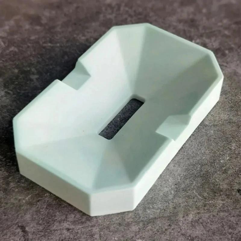 2026 Latest Models Concrete Soap Storage Tray Silicone Molds Square Soap Dish Plate Resin Epoxy Mould Cement Plaster Soap Box