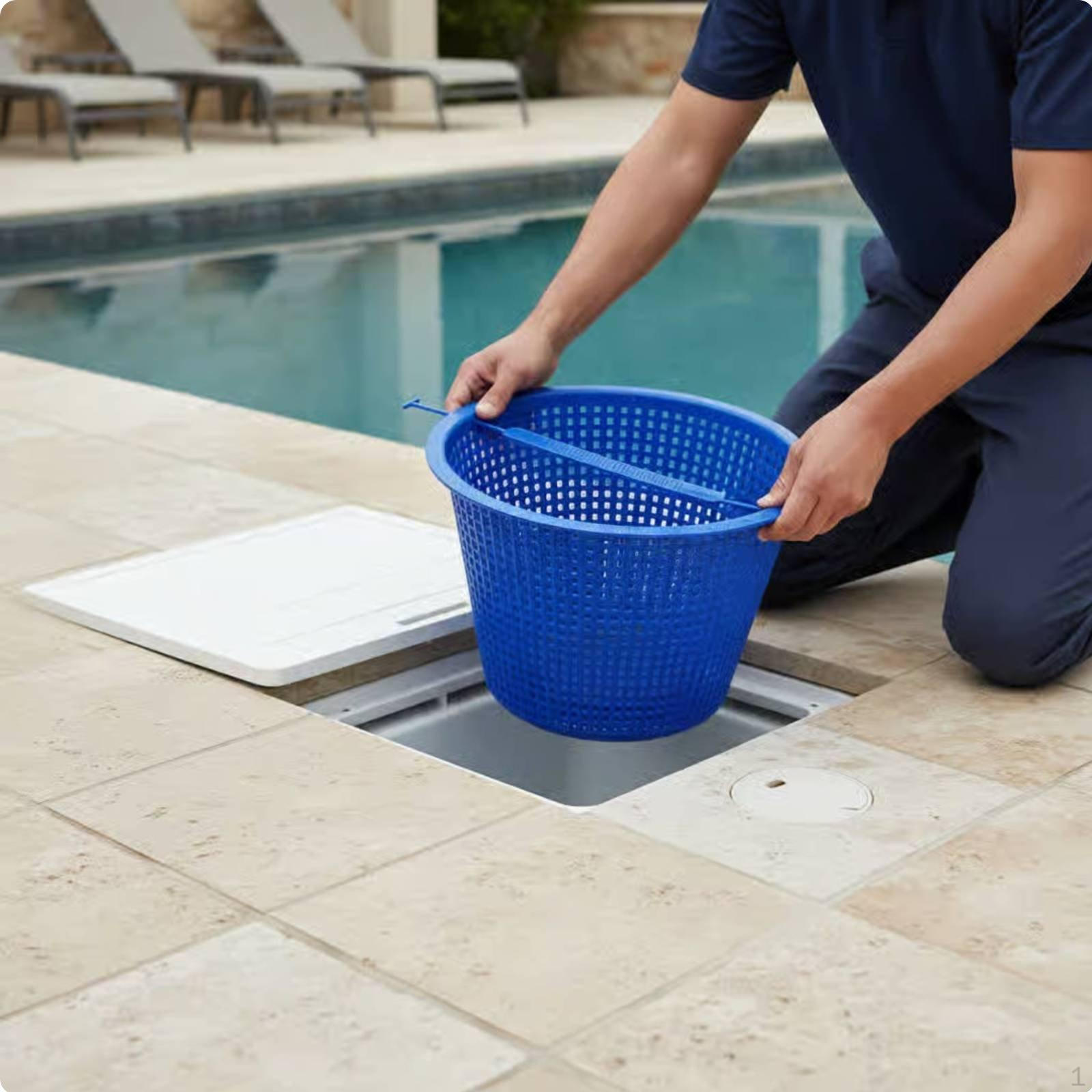Weighted Skimmer Pump Basket Builtin Handle SP1070
