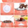 Chocolate Melting Pot, 8.45 Oz Electric Chocolate Melter, 2-Speed Adjustable Temperature Chocolate Tempering Machine, Easy to Use Chocolate Warmer