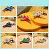 Creative Cartoon Alloy Fighter Aircraft Keychain Exquisite Car Keychain Wholesale Couple Bag Pendant