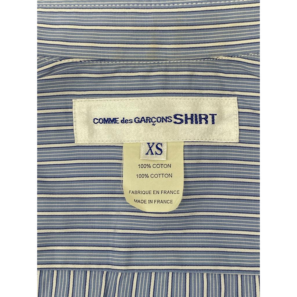 COMME des GARCONS SHIRT W17051 Striped shirt with switching tops XS multicolorUsed