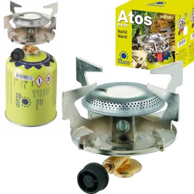 Gas Camping Stove For Gas Cartridges With 7/16" Thread Atos 1.8Kw