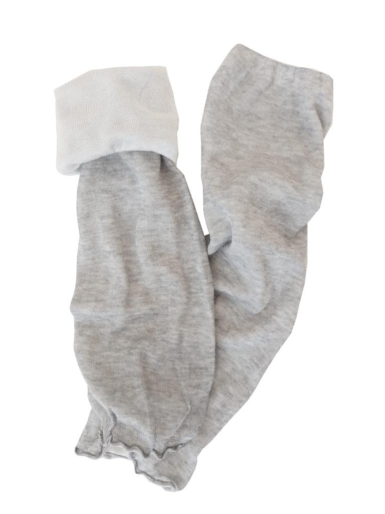 Soft Gauze Arm and Leg Warmers Made with Silk On the Skin Side In 42 Cm [sunayama] 95% [Made Japan] (approx. Length) (off-white)