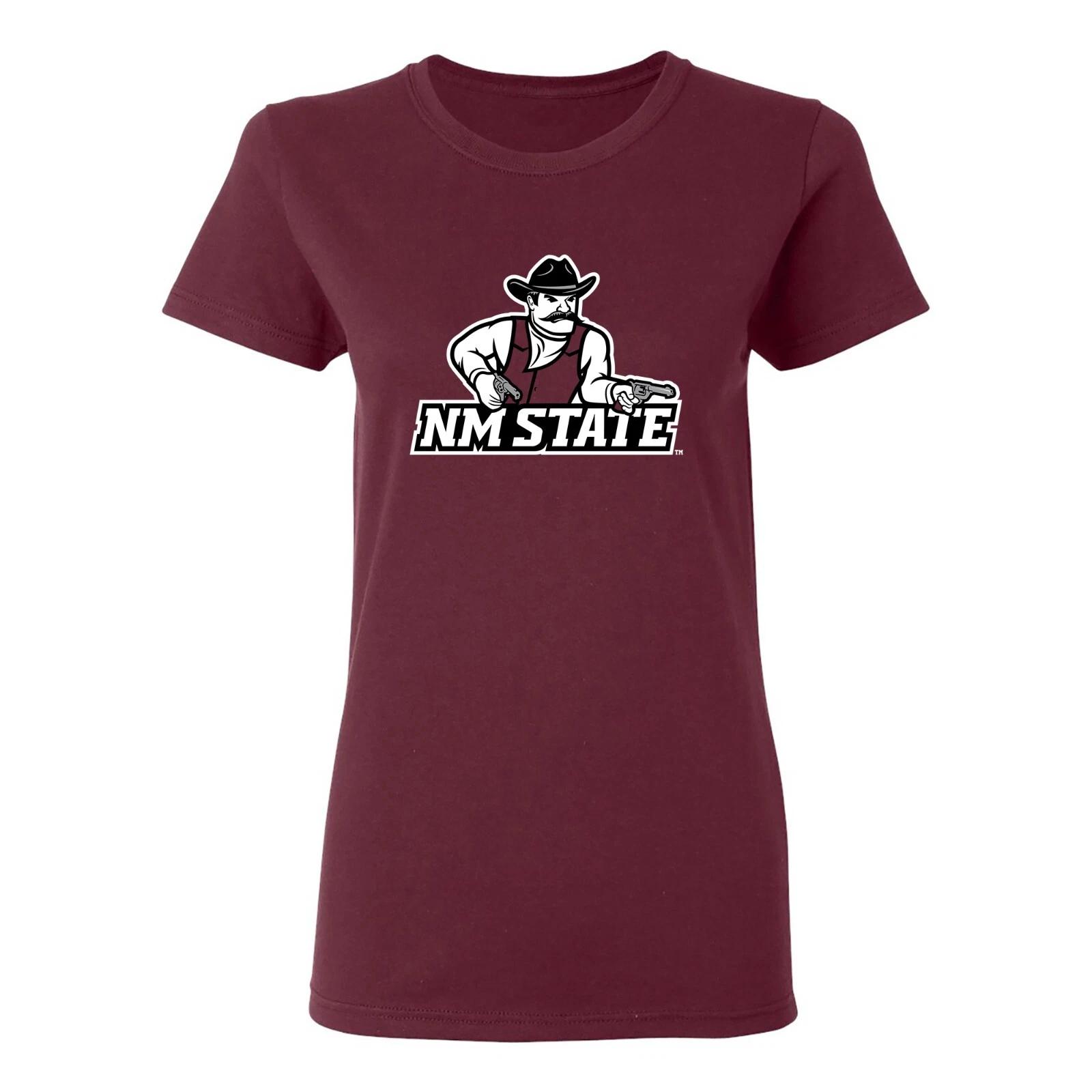 New Mexico State Aggies Primary Logo Women s T-Shirt - Maroon 4XL