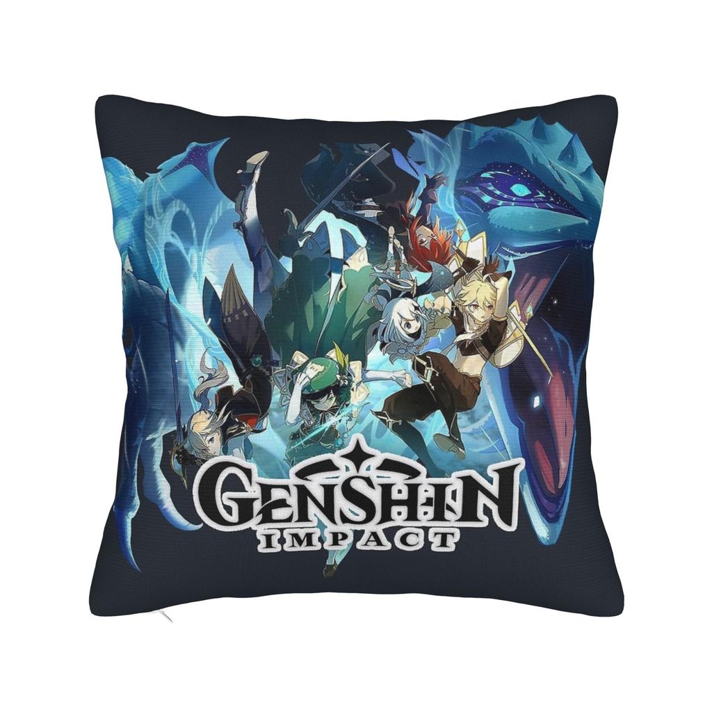 Genshin Impact Klee Pillow Case Comfy Pillow Cover Fashion Pillowcases For Chair Sofa Home Decor