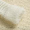 Women's Winter Warm Leg Warmers Female Knitted Hairy Warm Foot Cover Solid Color Lolita JK Warm Leggings Boot