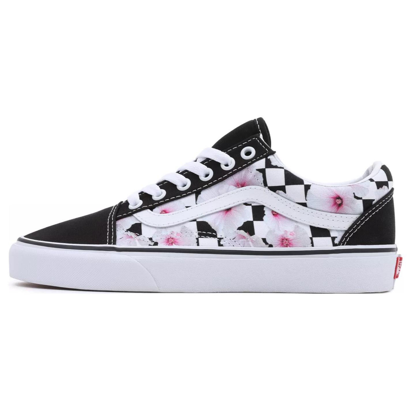 

New Vans Hibiscus Check Old Skool Black VN0007NTBM8 37