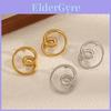 Clous d'Oreilles Géométriques en Acier Inoxydable Pour Femmes Avec un Design Moderne Parfaits Pour l'Automne
