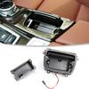 OE 51169206347 Auto Mittelkonsolen Aschenbecher Box Abdeckung Für BMW 5er F10 F11 F18 520i 523i 525i 2010-2017 Direkter Ersatz