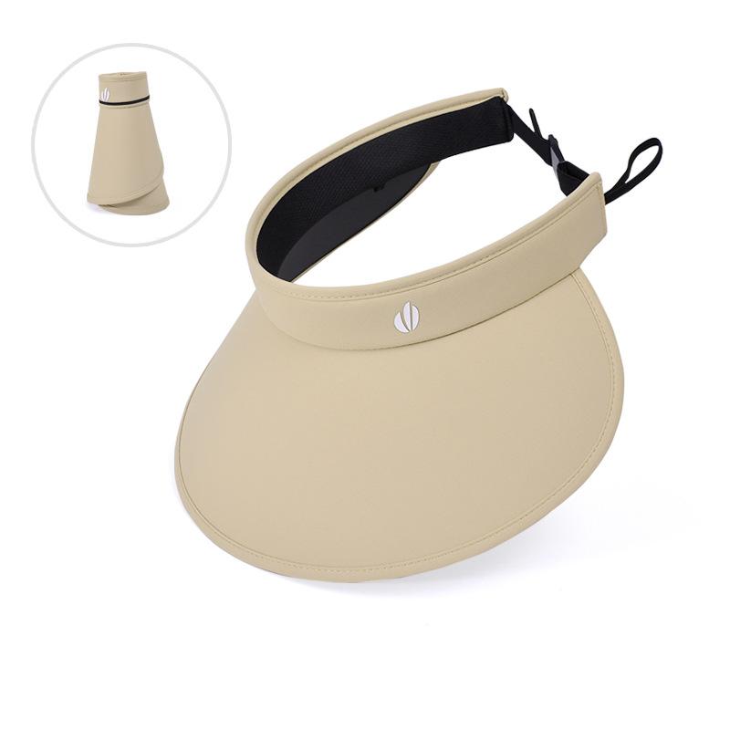 8553 Large version of composite velvet vinyl sunscreen eaves empty top hat summer sun hat children's outdoor sun hat