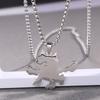 Men's Titanium Steel Hip Hop Pendant Necklace - Trendy, Non-fading Street Style