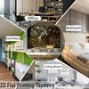 2D Magical Bookshelf Backdrop Forest Vines Party Decoration Backgroun