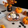 3D Halloween Candle Holder Multi-layered Wooden Candle Stands  Ghost Festival
