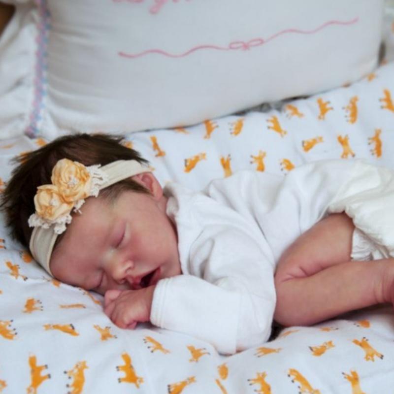 18 Inch/46cm Reborn Baby Doll Soft Silicone Vinyl Realistic Newborn Toy Gift for Kids