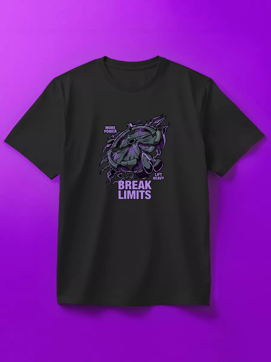 T-shirt with Break limits print S