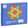 Wooden Puzzle Tangram Puzzle Montessori Mosaic Shapes Colors