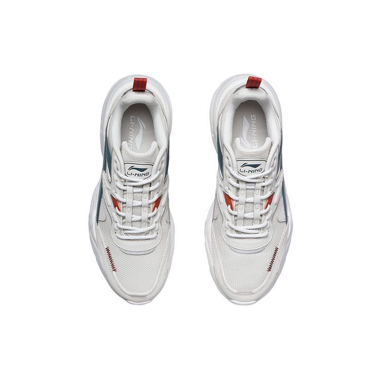 Li Ning Xingyun Casual Shoes Unisex Low Top White/Green AGCR077-3