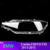Scheinwerferabdeckung für BMW 3er F30 F31 F35 2013-2015, transparentes Gehäuse, Frontscheinwerferlinse, Glaslampenabdeckung