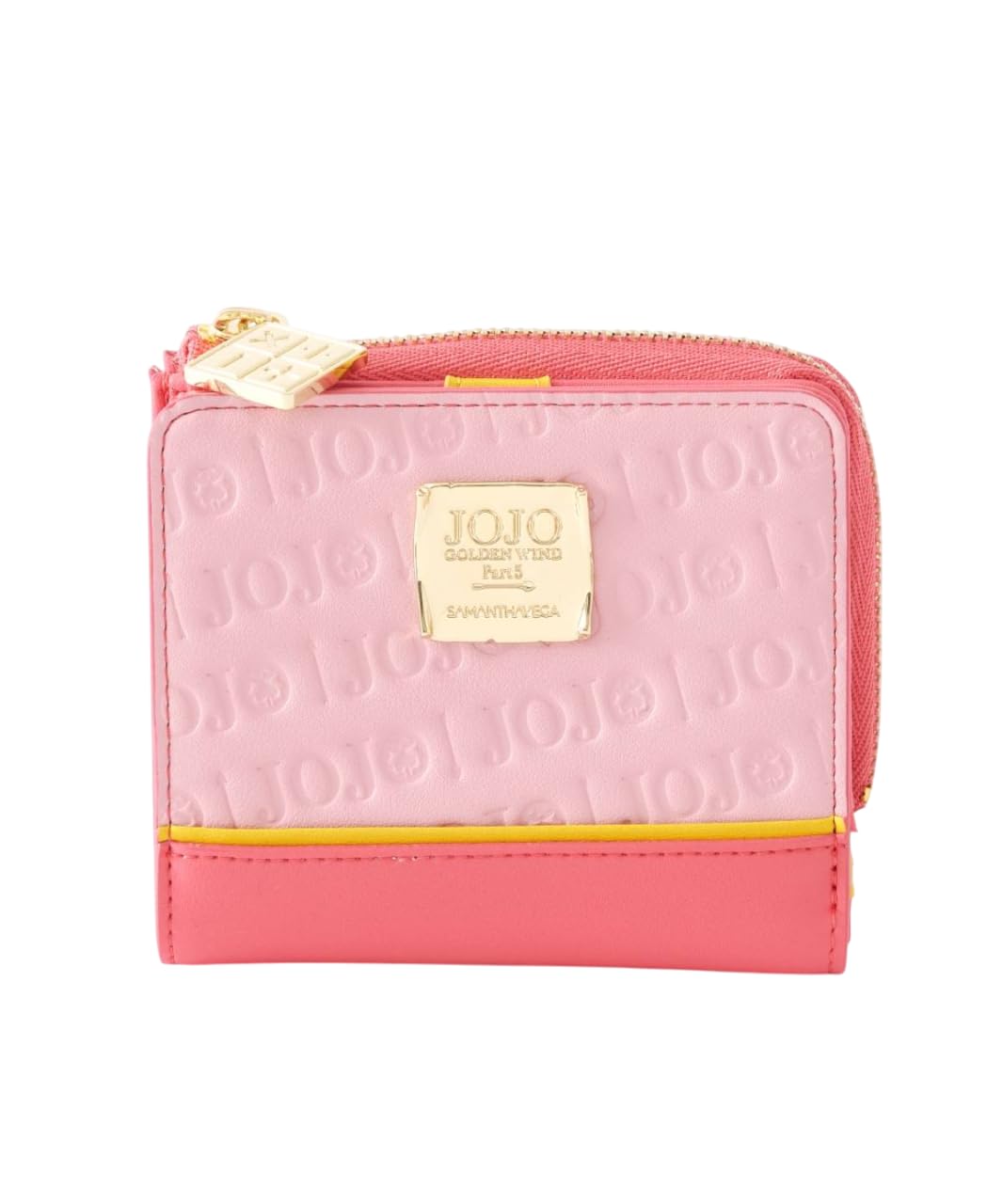 Samantha Vega Бифолд Триш Уна Коллаборация с Аниме Причудливый Золотой Кошелек Розовый JoJo s Adventure Ветер 15876₽