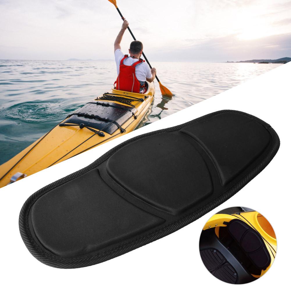 Adjustable Kayak Non slip Canoe Seat Backrest Comfortable Pad Black