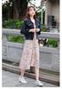 Women's Beaded Pearl Ulzzang Denim Jacket - Loose Fit, Spring/Autumn