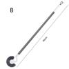 Fish Tank Deep Cleaning Tool Long Handle Plastic Algae Brush for Aquarium Glass Corner Gap Dirt Removal