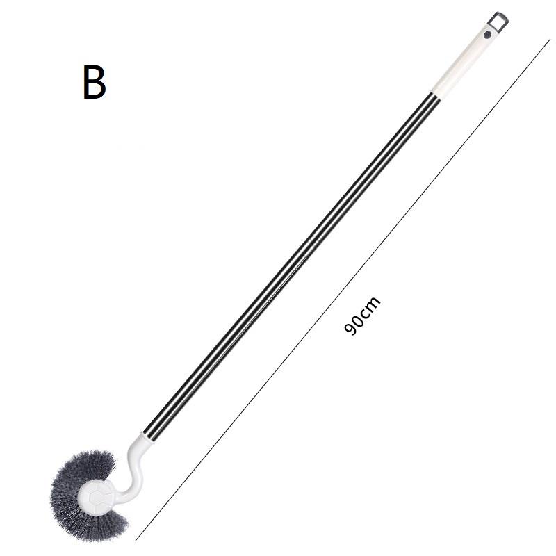 Fish Tank Deep Cleaning Tool Long Handle Plastic Algae Brush for Aquarium Glass Corner Gap Dirt Removal